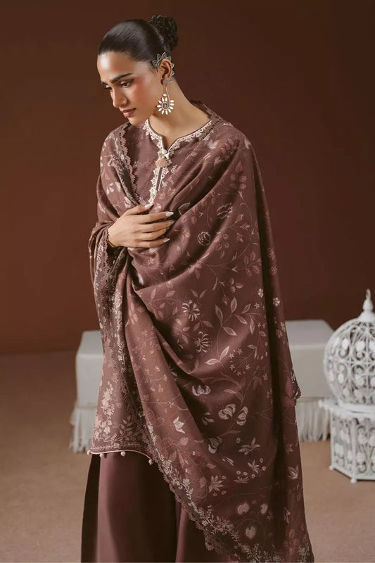 Cross Stitch - Shadow Tale Khaddar Printed Suit - 3 Piece