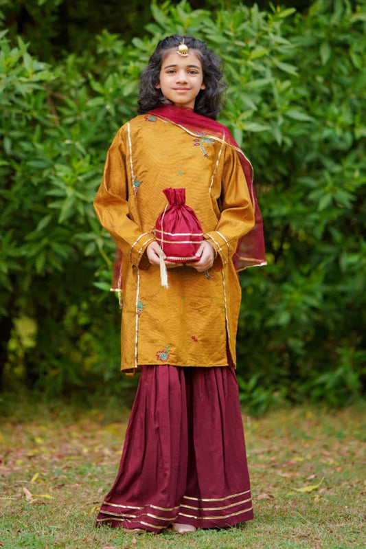 Abar - Farah Spring Bloom - 2 Piece - Joyful Mustard