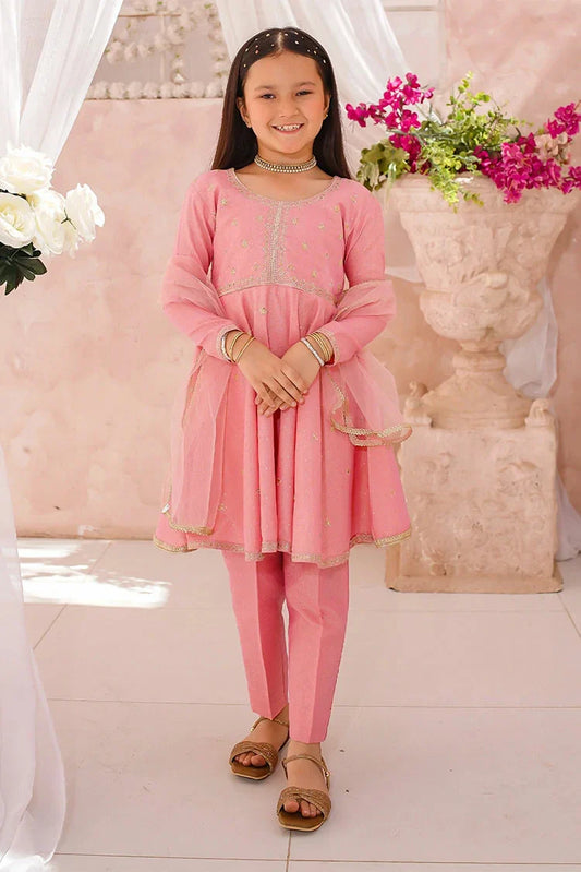 Modest - 3 Piece - Embroidered Cotton Lawn Suit