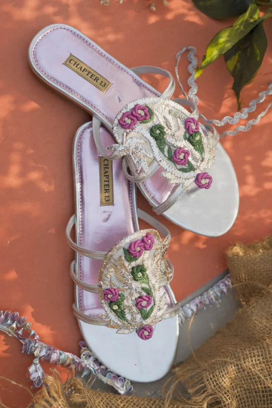 Chapter 13 - Chappals - Mehfil Patta - Silver