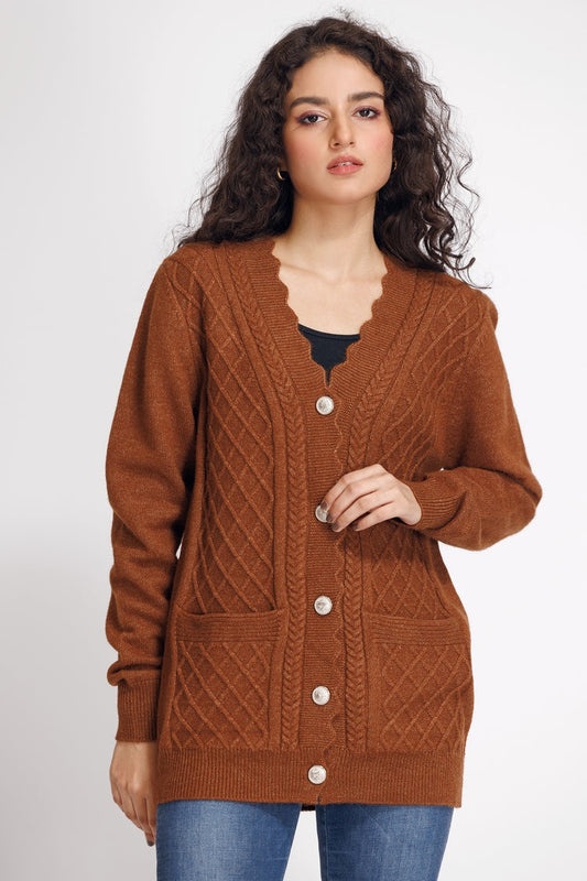 Ellena - V-Neck Cardigan Sweater