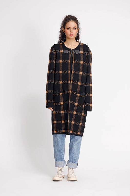 Ellena - Round Neck Cardigan Sweater