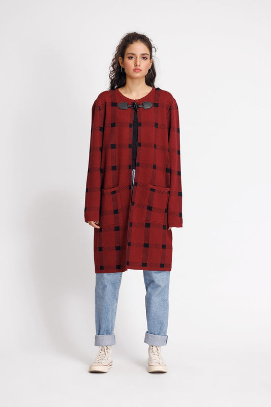 Ellena - Round Neck Cardigan Sweater