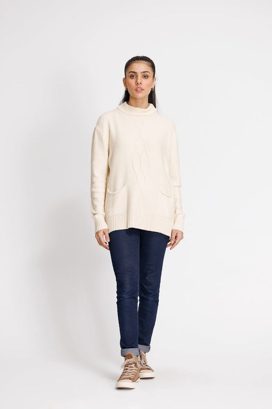 Ellena - Turtle Neck Pullover Sweater