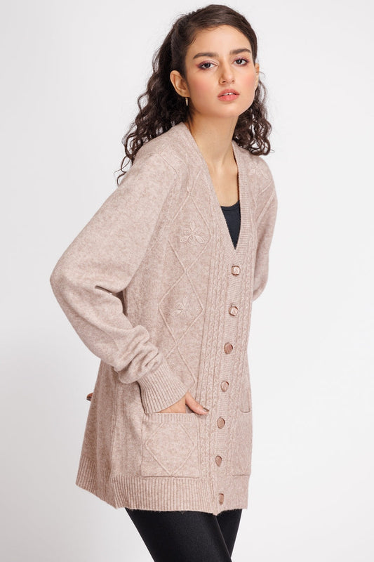 Ellena - V-Neck Cardigan Sweater