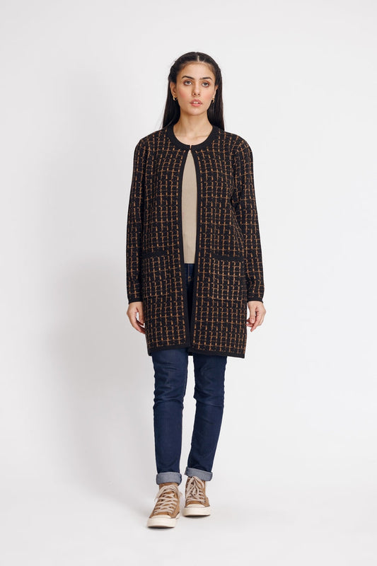 Ellena - Round Neck Cardigan Sweater