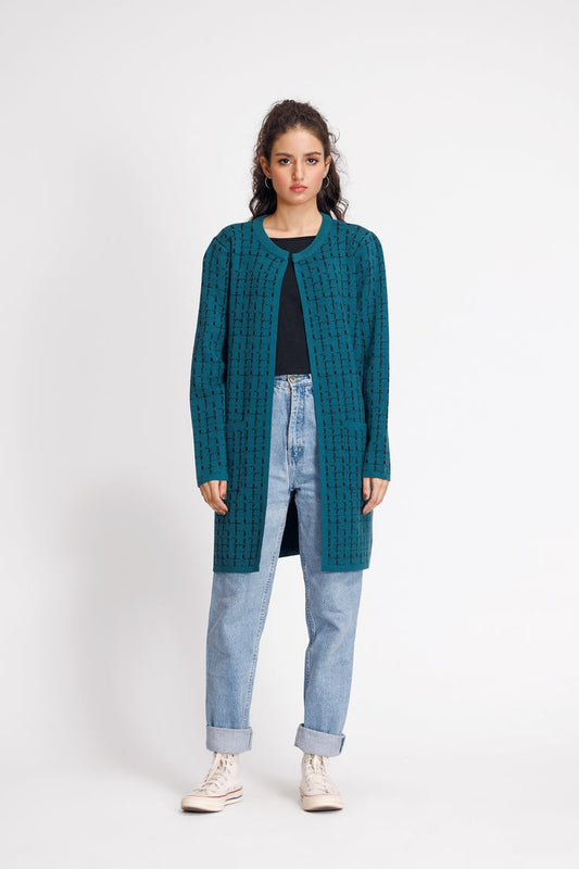 Ellena - Round Neck Cardigan Sweater