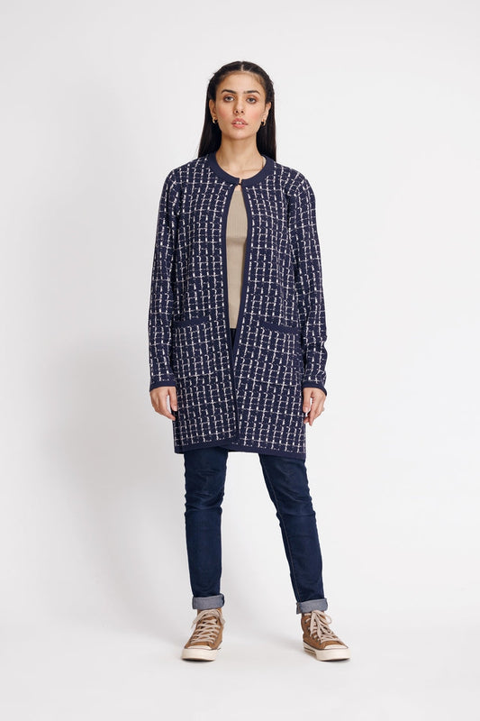 Ellena - Round Neck Cardigan Sweater