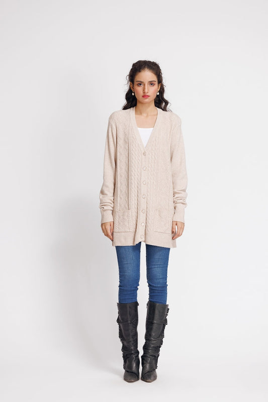 Ellena - V-Neck Cardigan Sweater