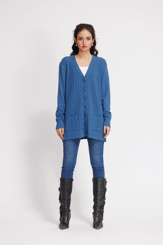 Ellena - V-Neck Cardigan Sweater