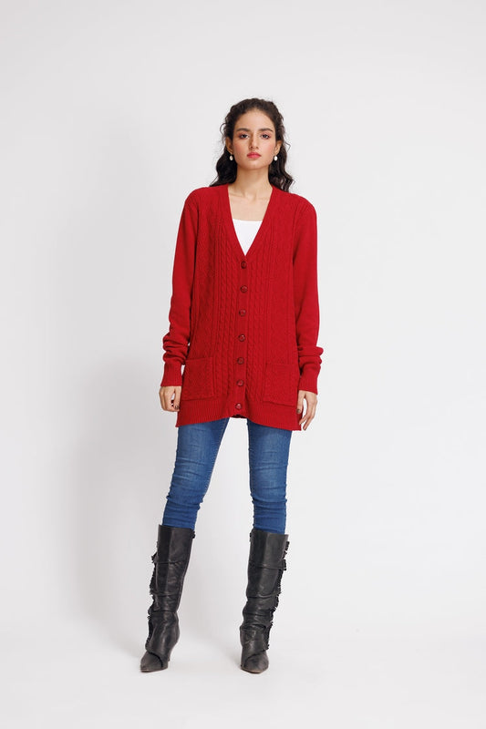 Ellena - V-Neck Cardigan Sweater