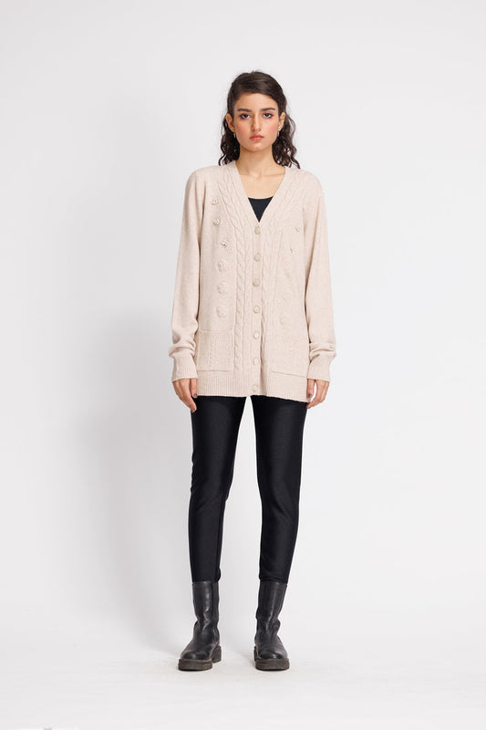 Ellena - V-Neck Cardigan Sweater