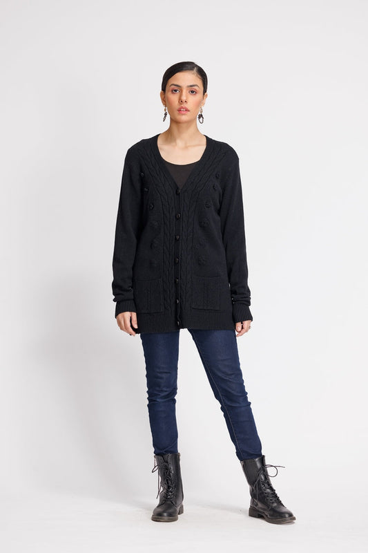 Ellena - V-Neck Cardigan Sweater
