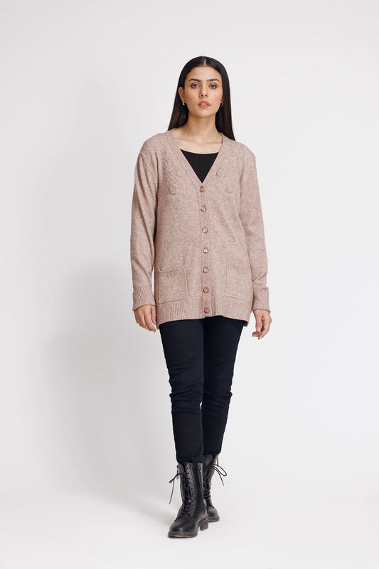 Ellena - V-Neck Cardigan Sweater