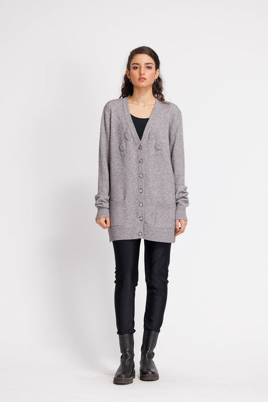 Ellena - V-Neck Cardigan Sweater