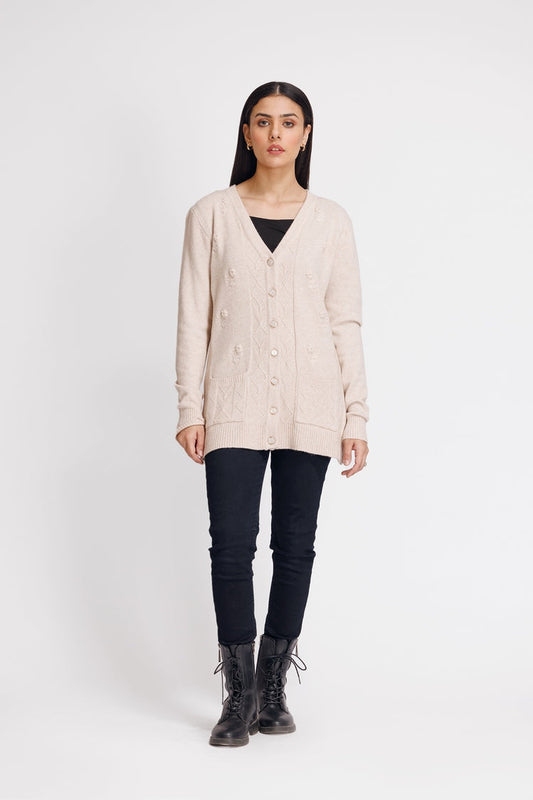 Ellena - V-Neck Cardigan Sweater
