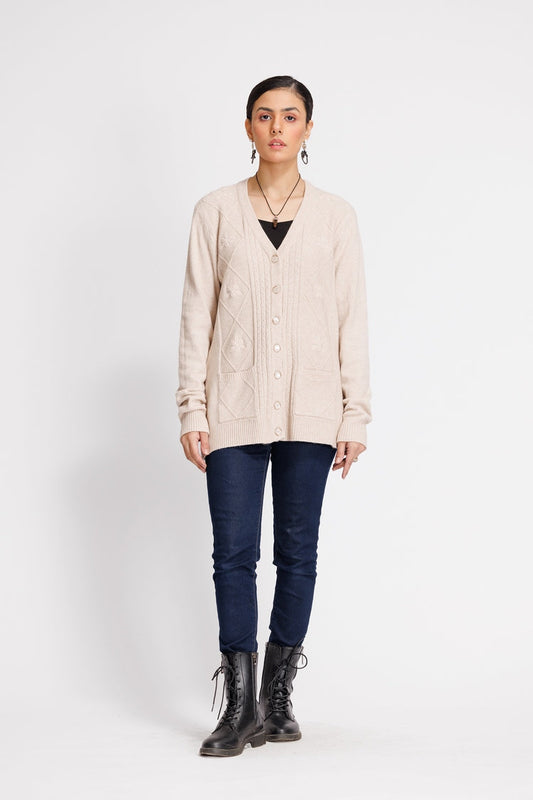 Ellena - V-Neck Cardigan Sweater