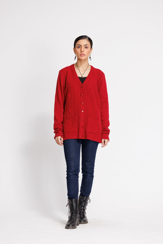 Ellena - V-Neck Cardigan Sweater
