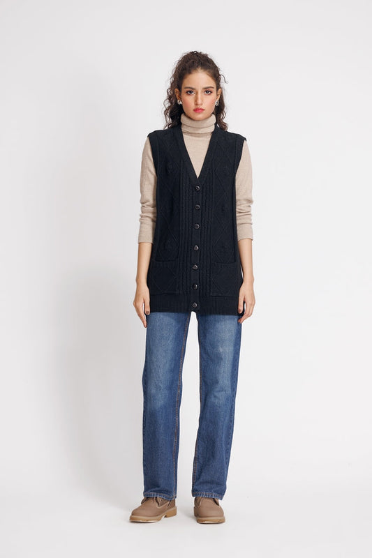 Ellena - V-Neck Cardigan Sweater