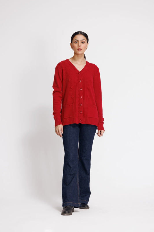 Ellena - V-Neck Cardigan Sweater