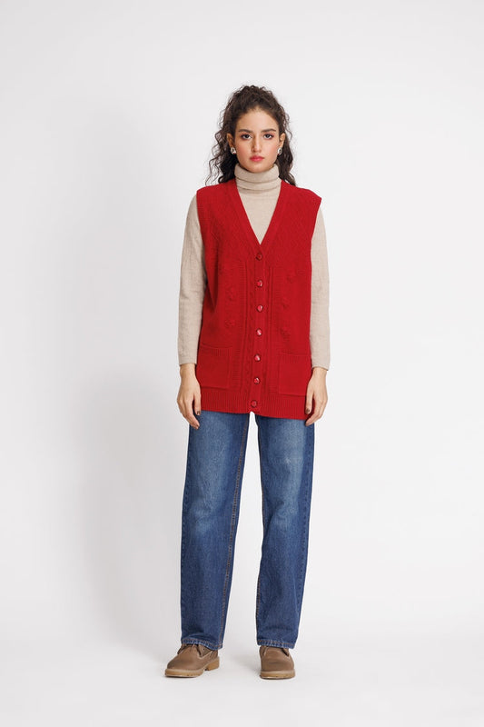 Ellena - V-Neck Cardigan Sweater