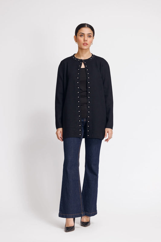 Ellena - Round Neck Cardigan Sweater