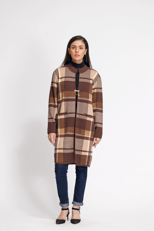 Ellena - Round Neck Cardigan Sweater