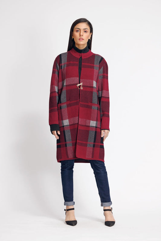 Ellena - Round Neck Cardigan Sweater