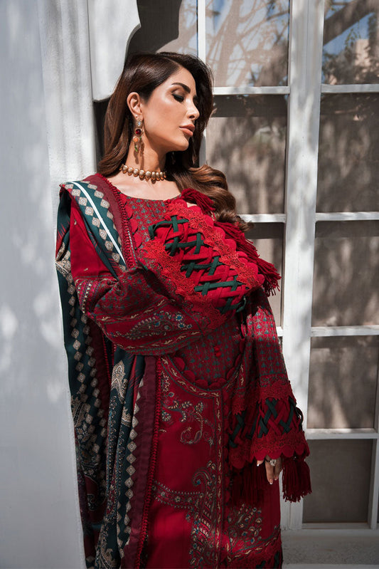 Ellena - 3-PC Musavir Embroidered Khaddar Collection