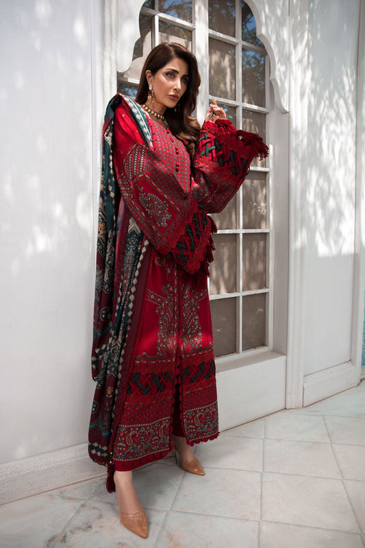 Ellena - 3-PC Musavir Embroidered Khaddar Collection