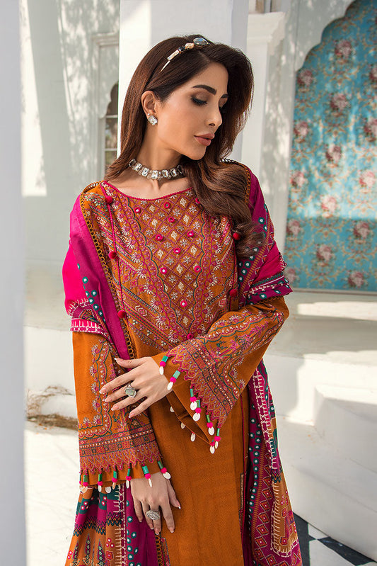 Ellena - 3-PC Musavir Embroidered Khaddar Collection