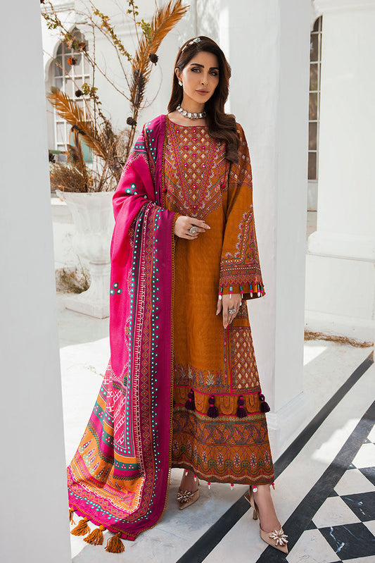 Ellena - 3-PC Musavir Embroidered Khaddar Collection