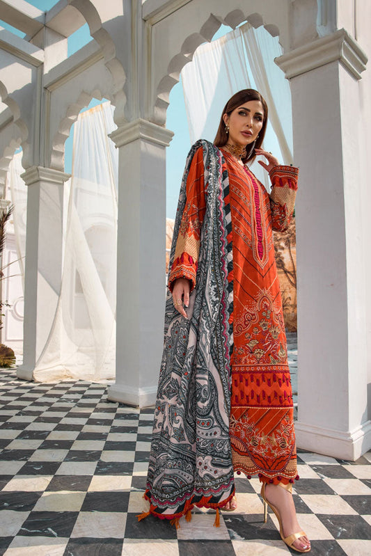 Ellena - 3-PC Musavir Embroidered Khaddar Collection