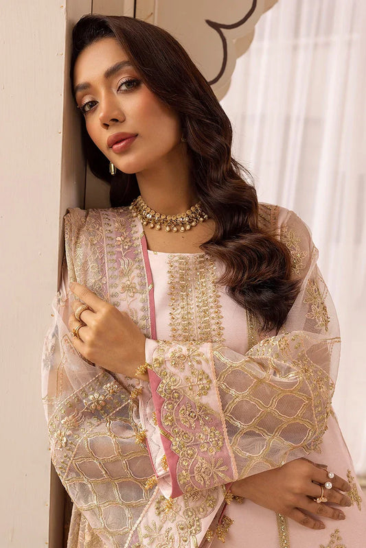 Picture of Tessa - Gul e Tar - Dur e Fishan ( D-04 L-Pink ) - Available at Raja Sahib