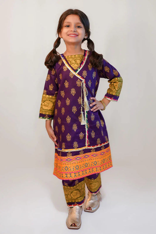 Abar - Spring Collection - 2 Piece - Purple Thappa