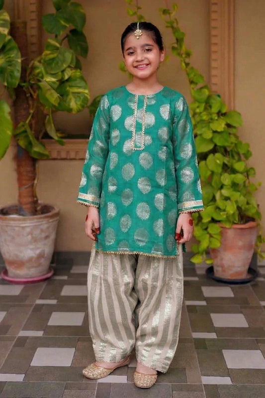 Abar - Dhanak Rung Collection - Emerald Grey
