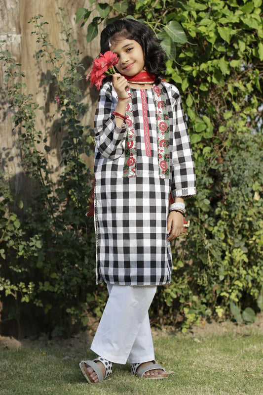 Abar - Dhanak Rung Collection - Black Check