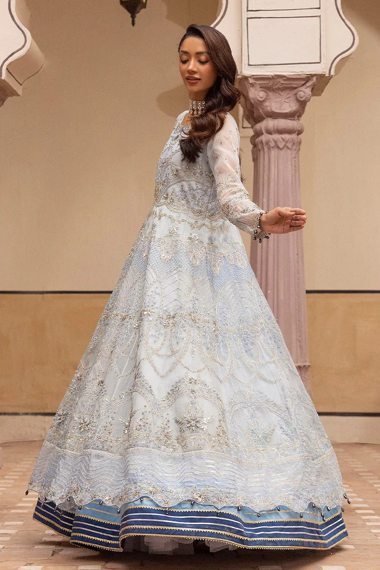 Picture of Tessa - Gul e Tar - Nelam (D-05 Sky Blue Mexi) - Available at Raja Sahib