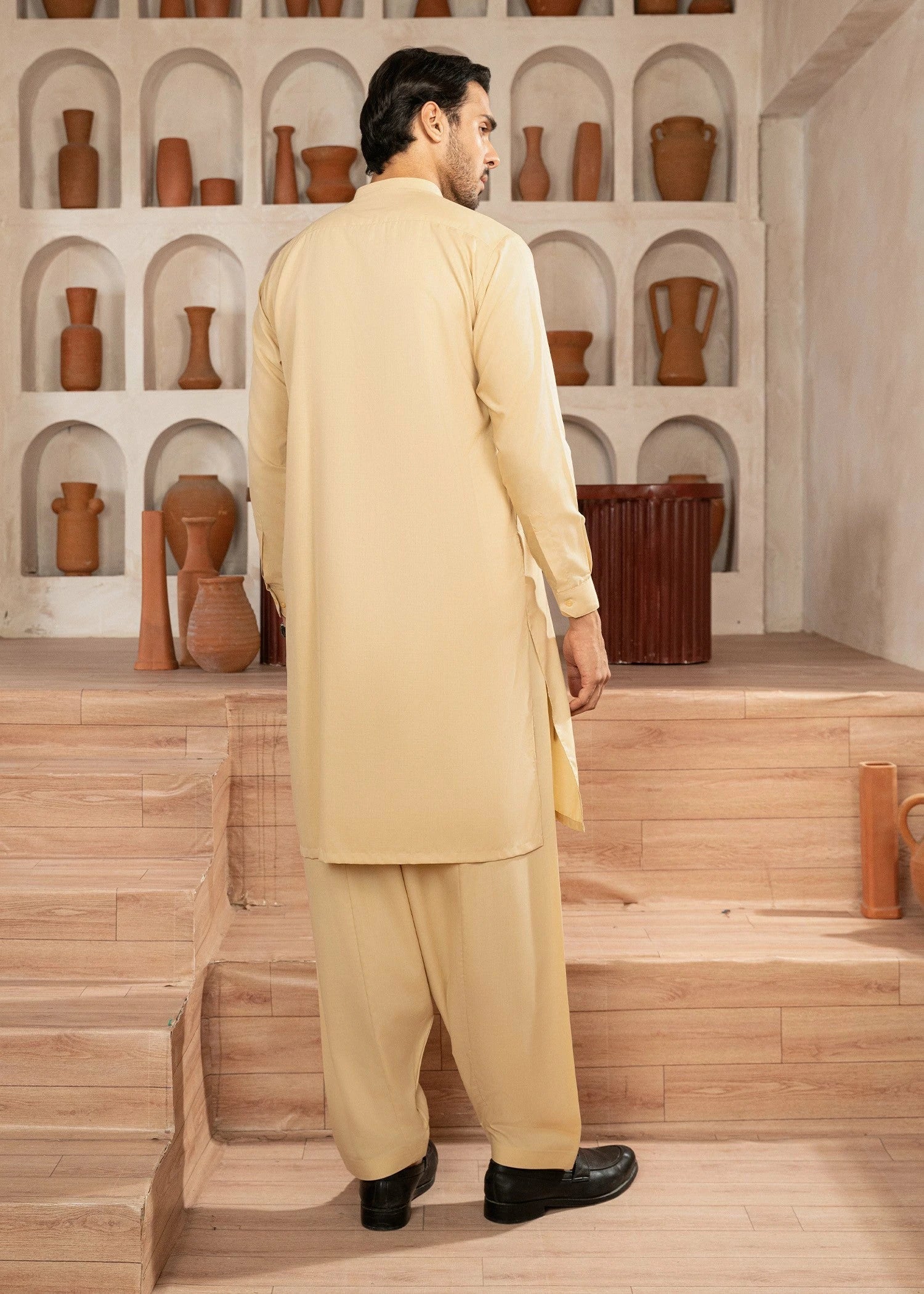 Picture of Wash & Wear | Skin Ban Shalwar Kameez - Available at Raja Sahib
