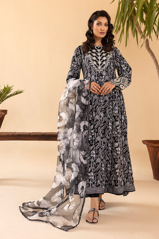 Ellena - 3-PC Stitched Embroidered Suit