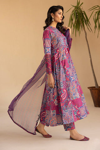 Ellena - 3-PC Stitched Embroidered Suit