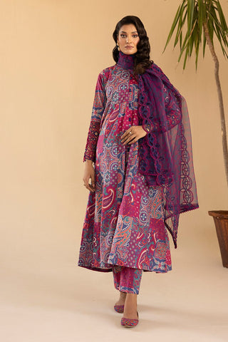 Ellena - 3-PC Stitched Embroidered Suit