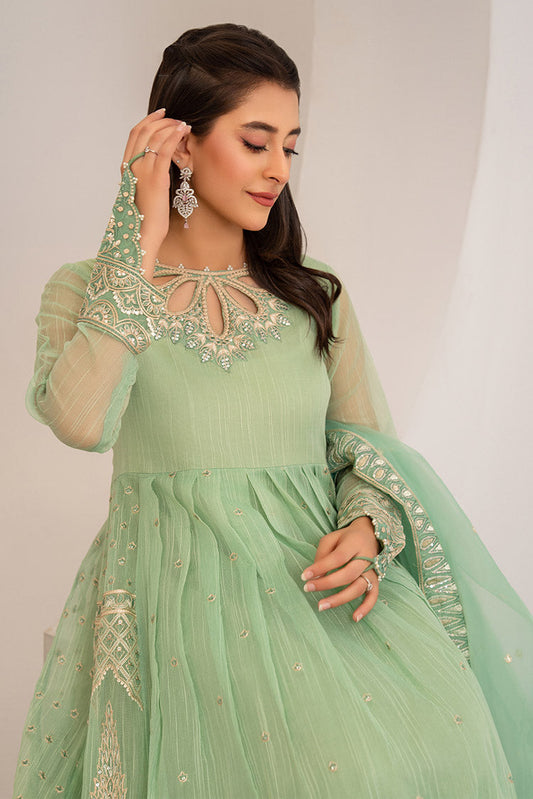 Ellena - 3-PC Stitched Embroidered Suit