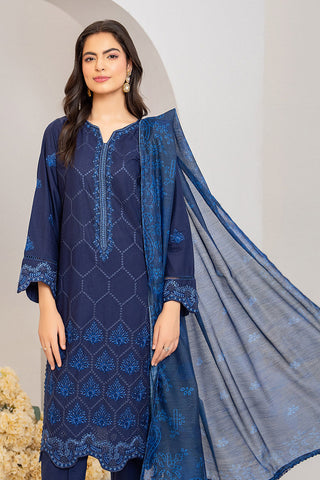 Ellena - 3-PC Stitched Embroidered Suit