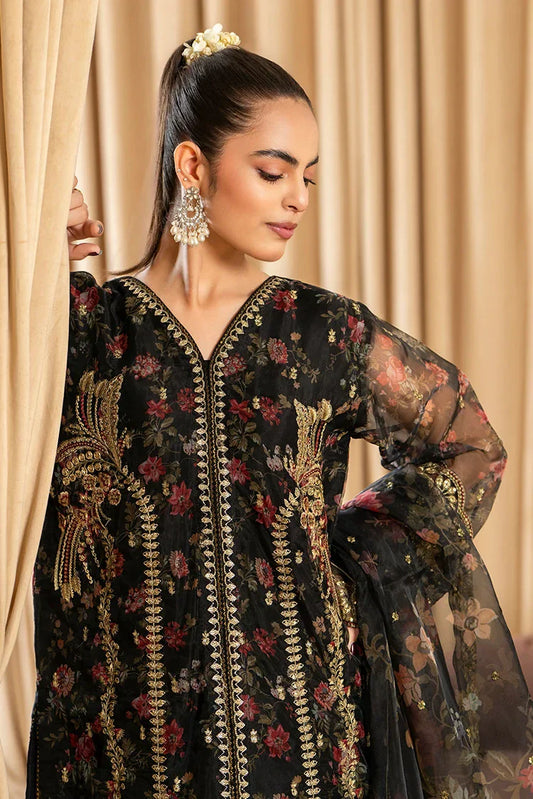 Ellena - 3-PC Stitched Embroidered Suit