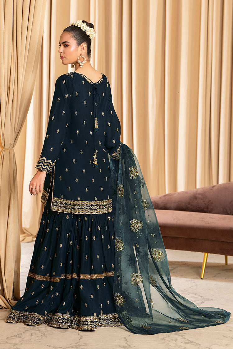 Picture of 3-PC Stitched Embroidered Suit - Available at Raja Sahib