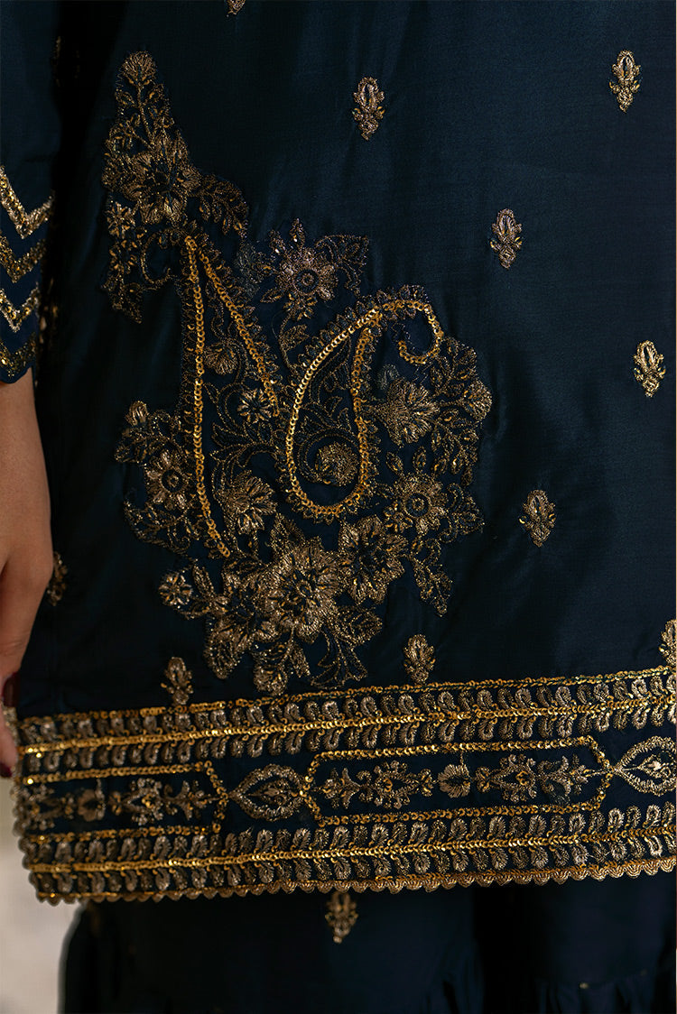 Picture of 3-PC Stitched Embroidered Suit - Available at Raja Sahib