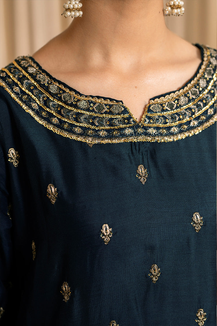 Picture of 3-PC Stitched Embroidered Suit - Available at Raja Sahib