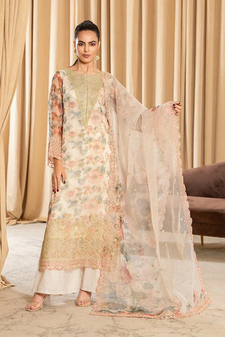 Picture of 3-PC Stitched Embroidered Suit - Available at Raja Sahib