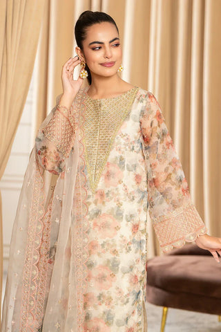 Picture of 3-PC Stitched Embroidered Suit - Available at Raja Sahib